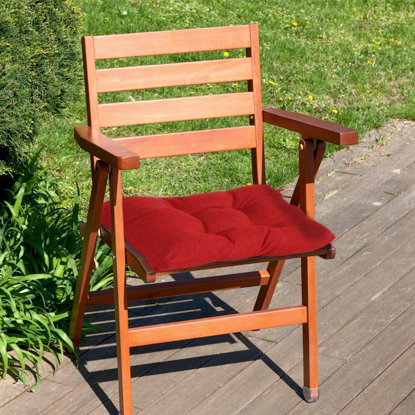 Patio Chair Cushion Fabric Slipcover Foam - Set of 2 CUSHION Aoodor