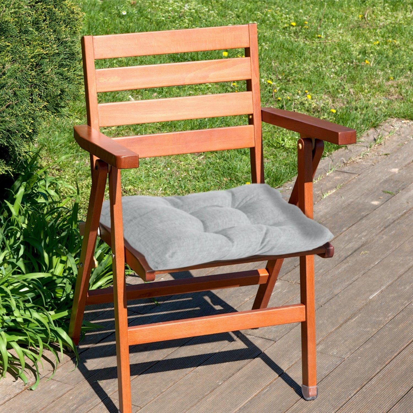 Patio Chair Cushion Fabric Slipcover Foam - Set of 2 CUSHION Aoodor