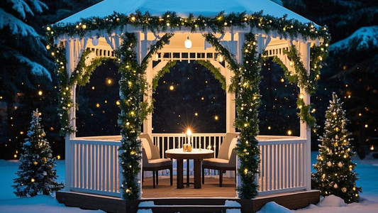 4 Gazebo Decorating Ideas For Christmas🎄