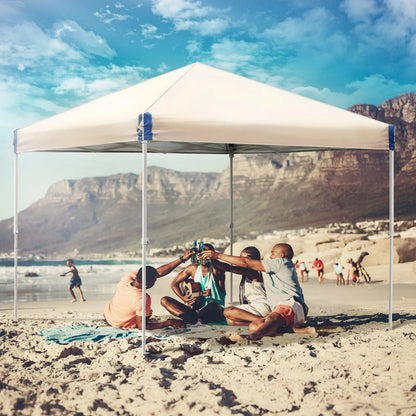 10 x 10 /12 x 12 FT Pop Up Canopy Tent with Roller Bag, Instant Shade Canopy Aoodor