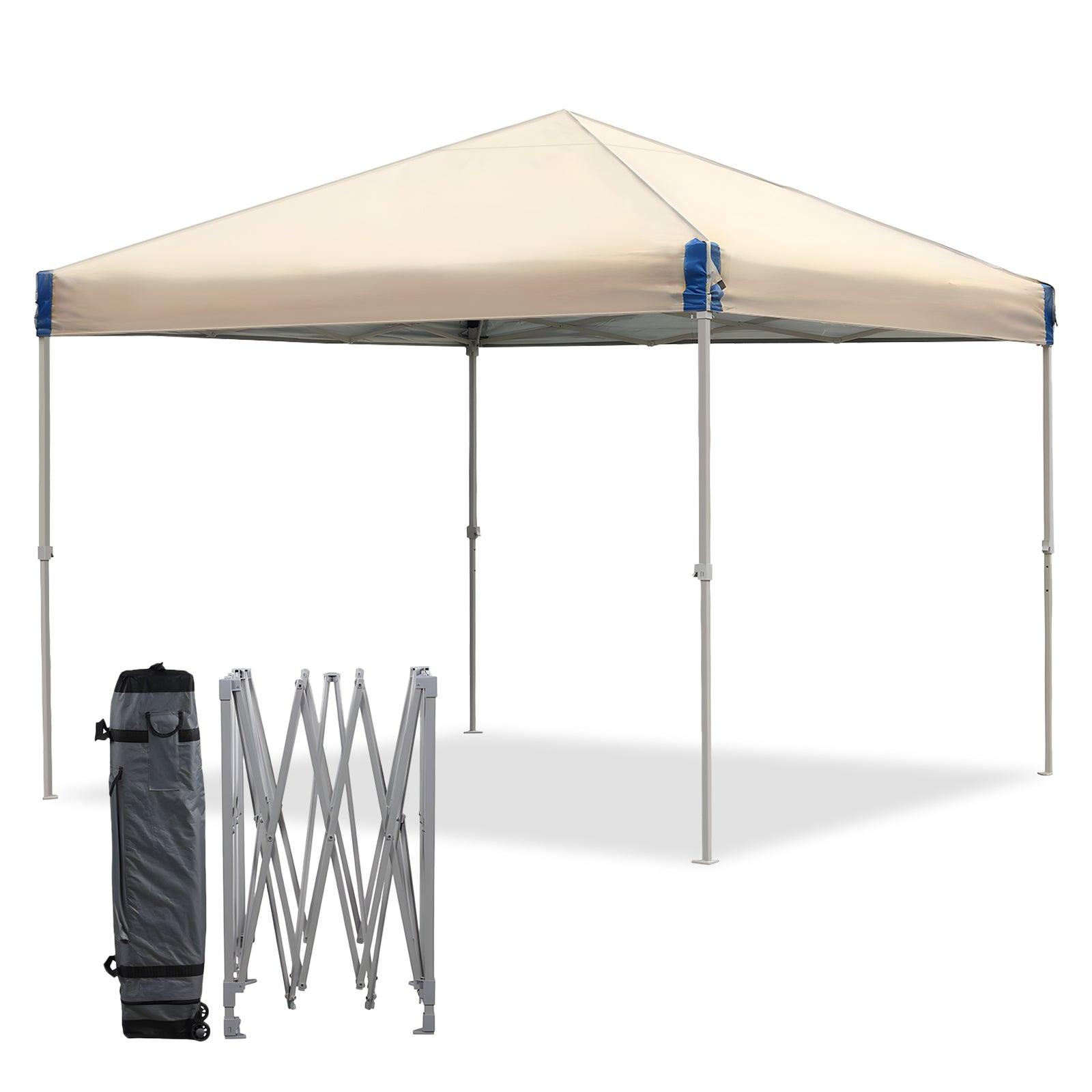 10 x 10 /12 x 12 FT Pop Up Canopy Tent with Roller Bag, Instant Shade Canopy Aoodor
