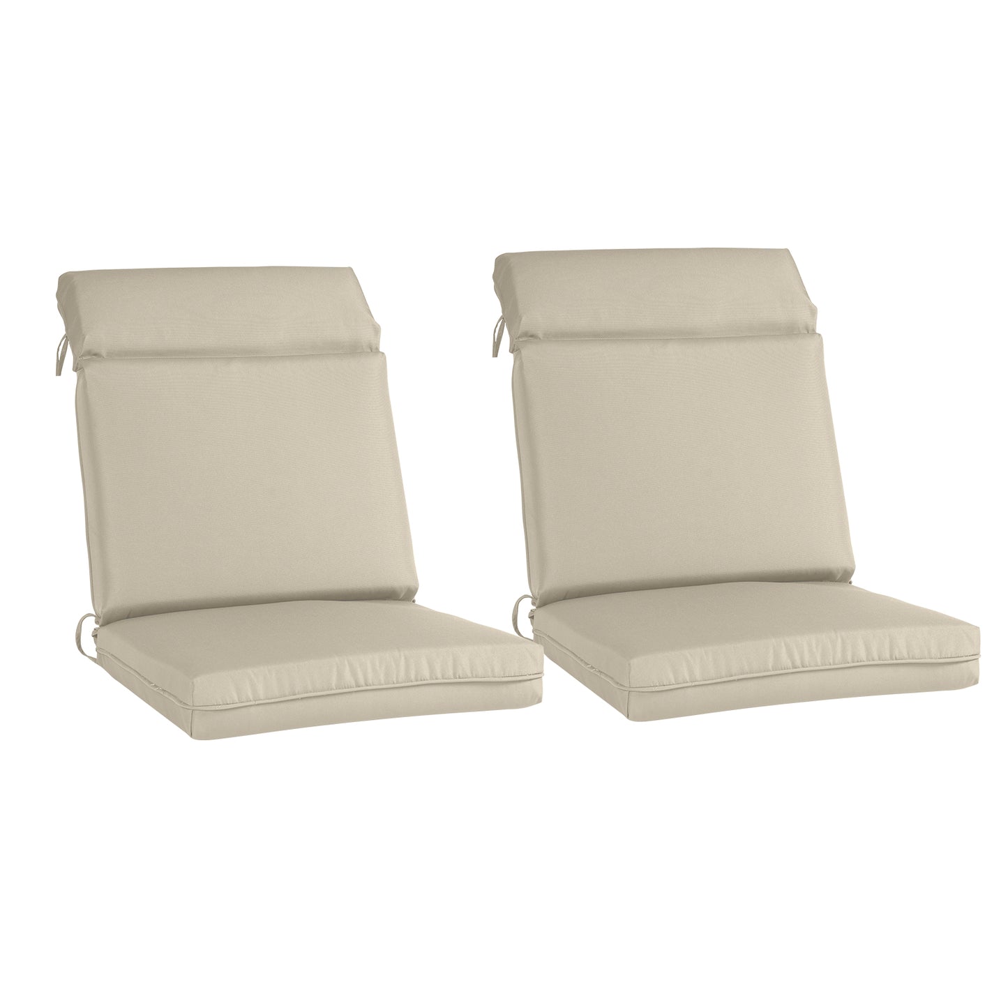 Outdoor Cartridge High Back Dining Chair Cushion Set- 37''x20''x2.8''