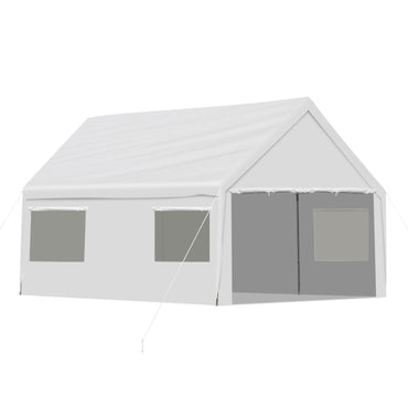 20 x 10 /20 x 12 FT. Vehicle Carport Canopy Portable Garage Party Canopy Tent Boat Shelter