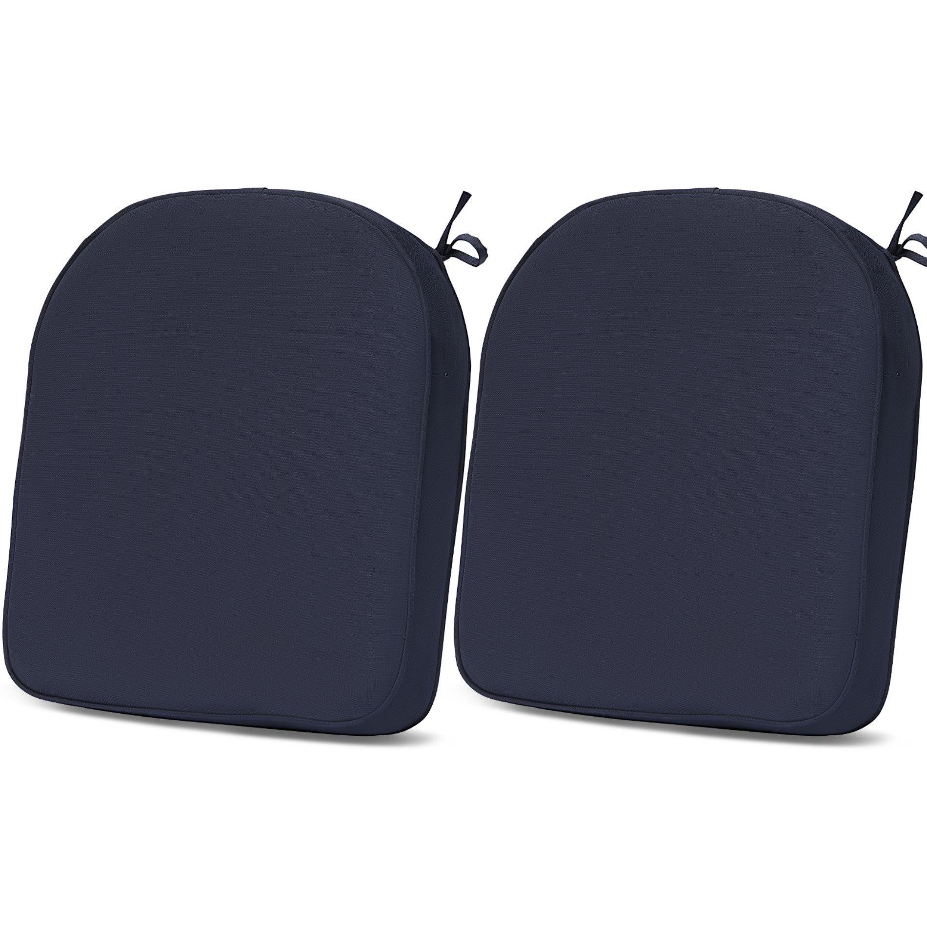 Outdoor Chair Cushion Soft and Fade-resistant Polyester Navy Blue Aoodor