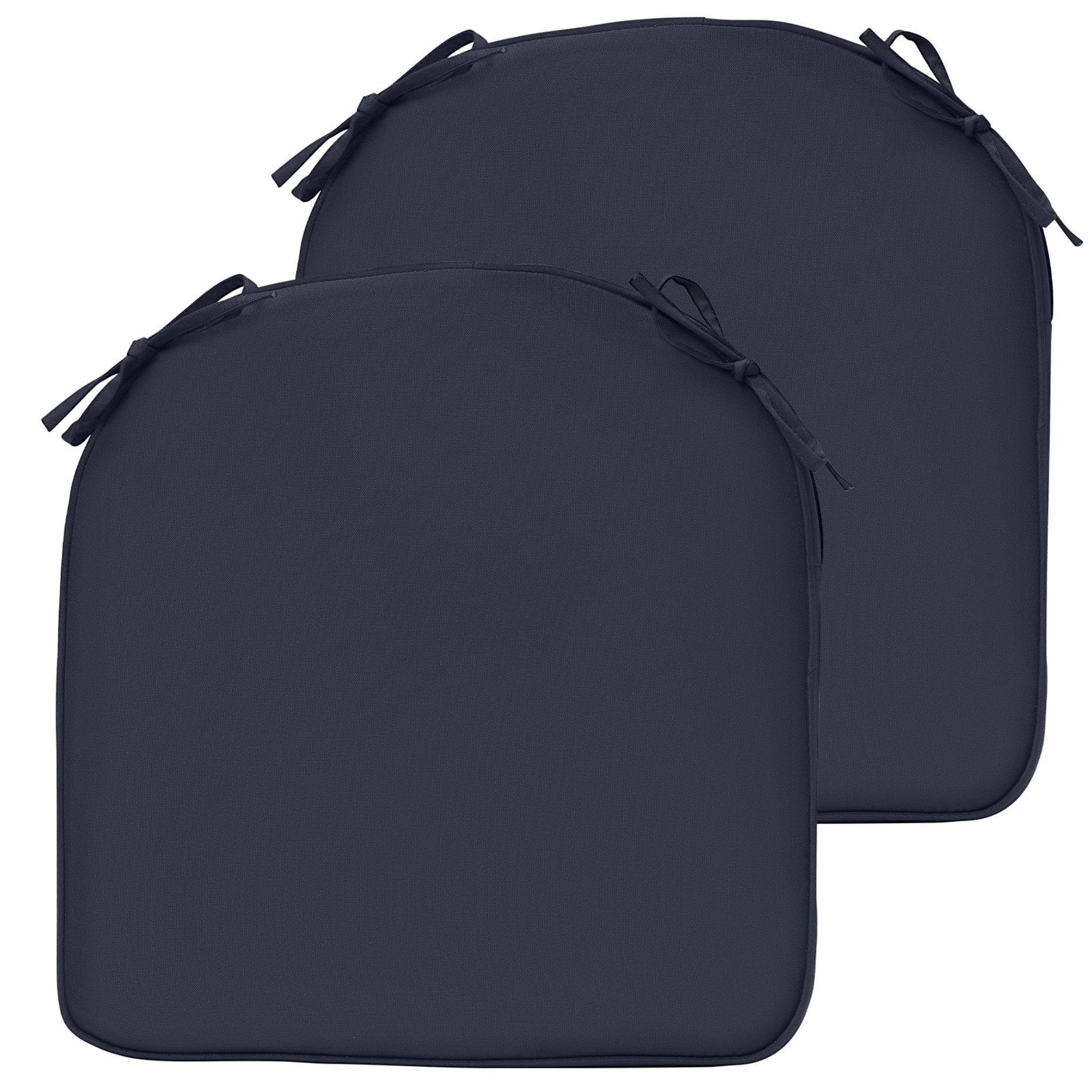 Outdoor Chair Cushion Soft and Fade-resistant Polyester Navy Blue Aoodor