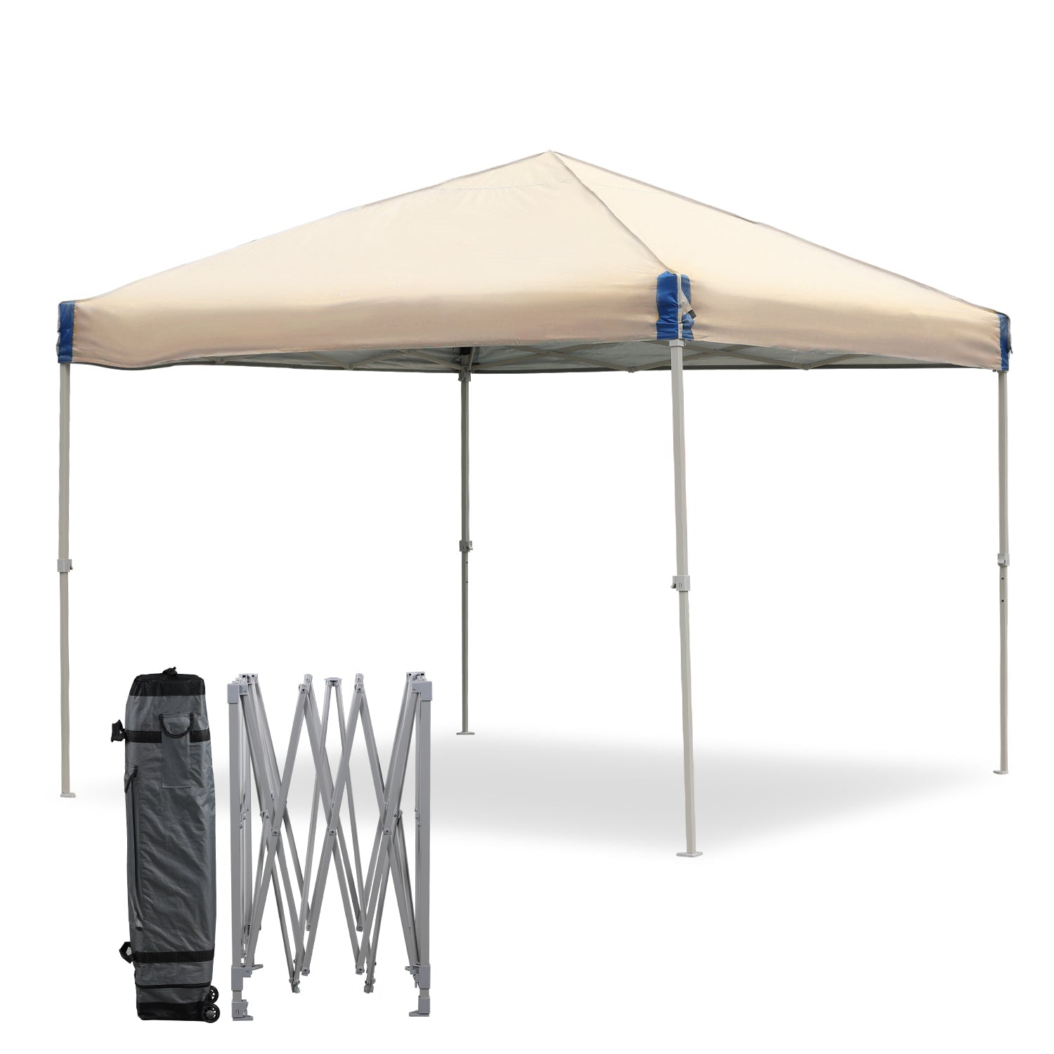 10 x 10 FT Pop Up Canopy Tent with Roller Bag, Instant Shade Canopy Gazebo Aoodor LLC   