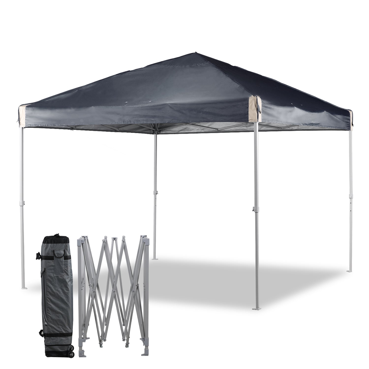 10 x 10 FT Pop Up Canopy Tent with Roller Bag, Instant Shade Canopy Gazebo Aoodor LLC   