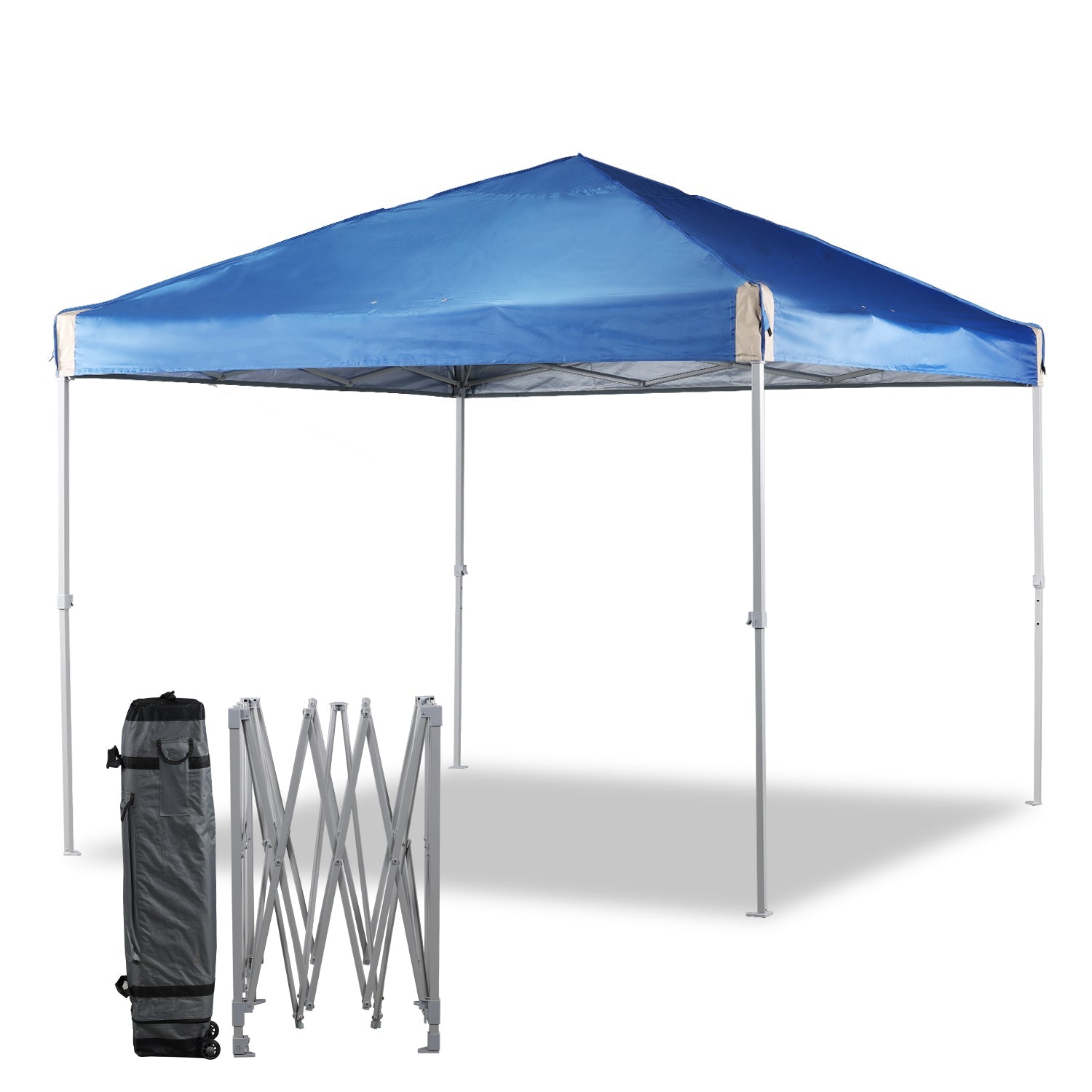 10 x 10 FT Pop Up Canopy Tent with Roller Bag, Instant Shade Canopy Gazebo Aoodor LLC   