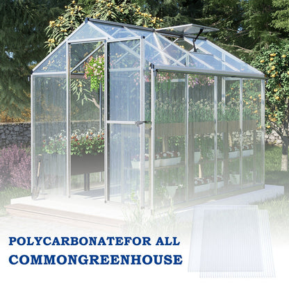 6 Pieces Polycarbonate Clear Sheets for Greenhouse Greenhouse Aoodor LLC   