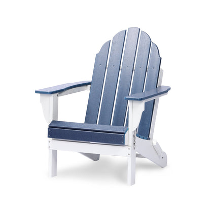 Folding Adirondack Chair 31.5'' (L) x 28.74'' (W) x 37'' (H)  Aoodor  Blue  