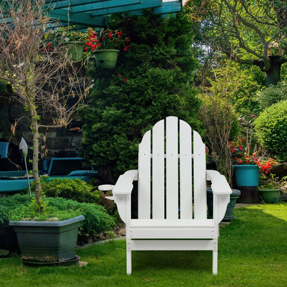 Folding Adirondack Chair 31.5'' (L) x 28.74'' (W) x 37'' (H) Furniture Aoodor   