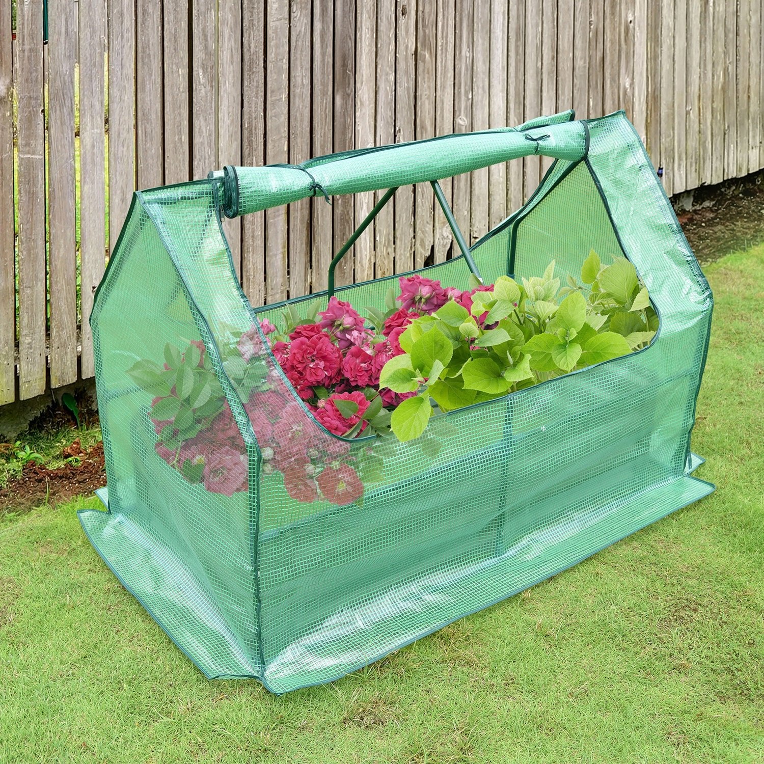 Greenhouse With Raised Garden Beds Greenhouse Aoodor   