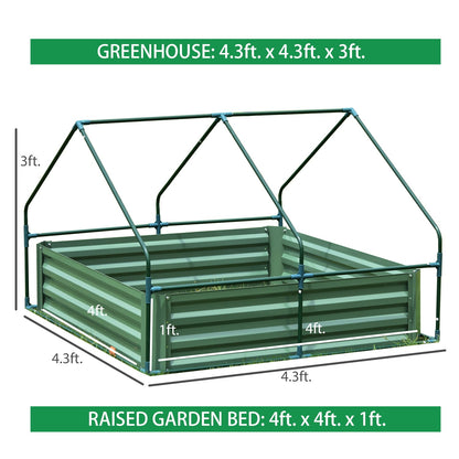 Greenhouse With Raised Garden Beds - Aoodor