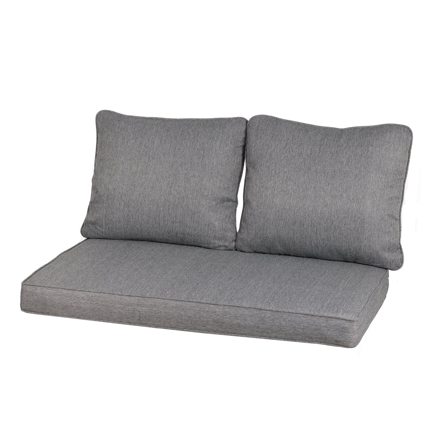 46.5"x24.4"x3.9" Loveseat Cushions Set, Deep Seating Bench Cushions with Dust Jacket  - 3 Piece Set CUSHION Aoodor LLC Light Grey  