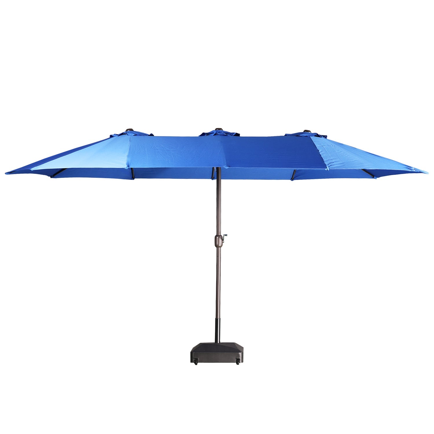 Market Umbrella with Base Stand 15 Ft. Furniture Aoodor Blue  