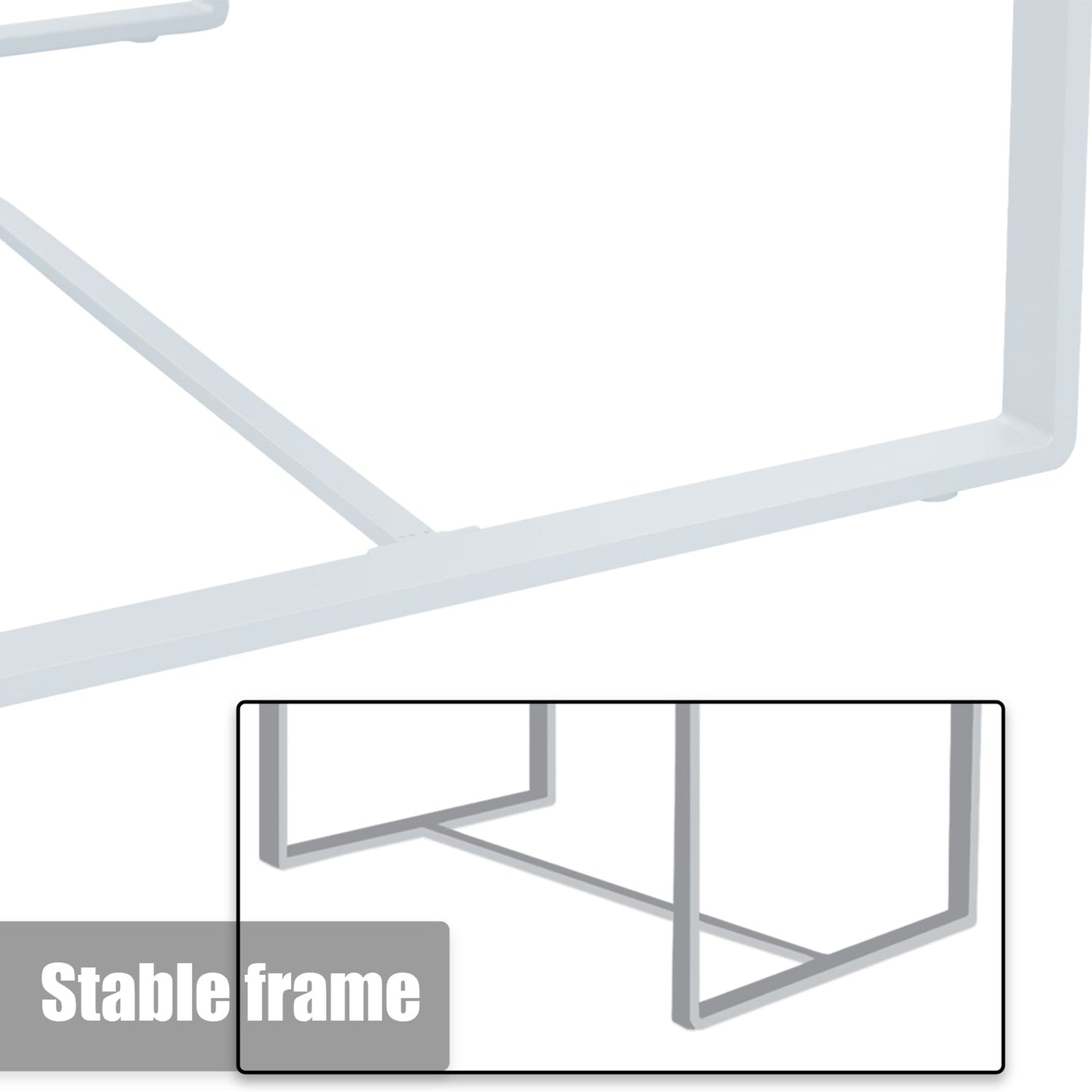 Outdoor 3-Piece Aluminum Picnic Table Set,  Rectangular Patio Dining Table with Benches Furniture Aoodor LLC   