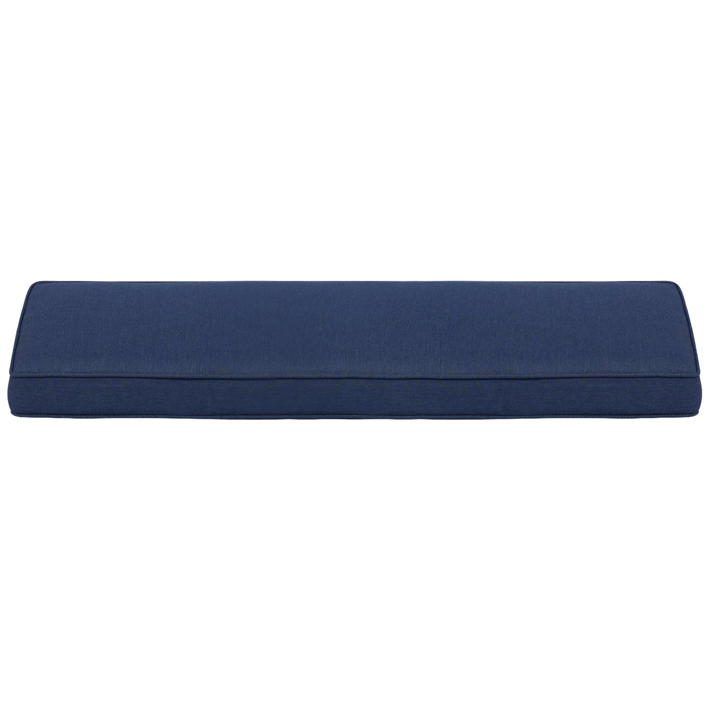 Patio Bench Cushion 46.5” x 17.5” x 3” CUSHION Aoodor Dark Blue  