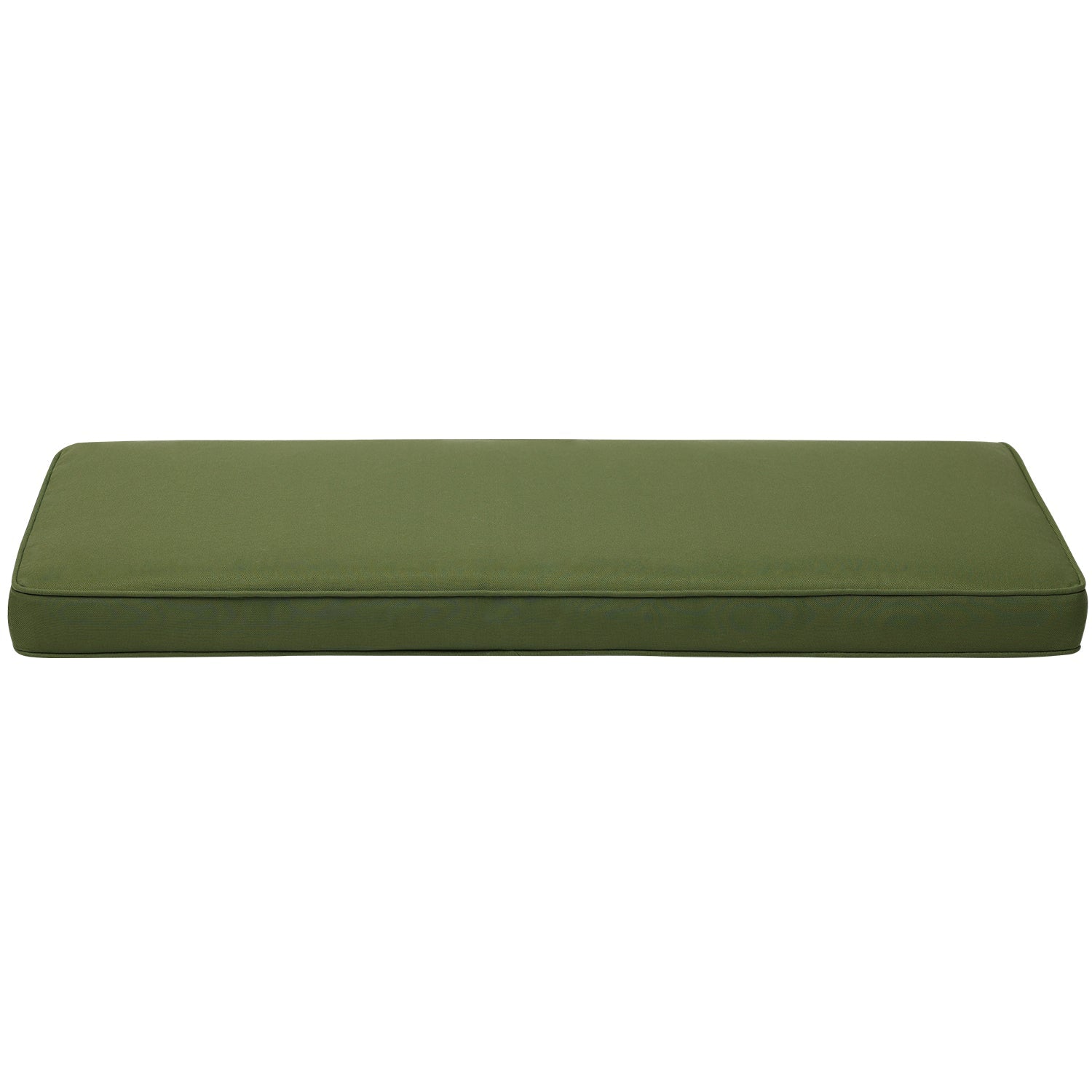 Patio Bench Cushion 46.5” x 17.5” x 3” CUSHION Aoodor Dark Green  
