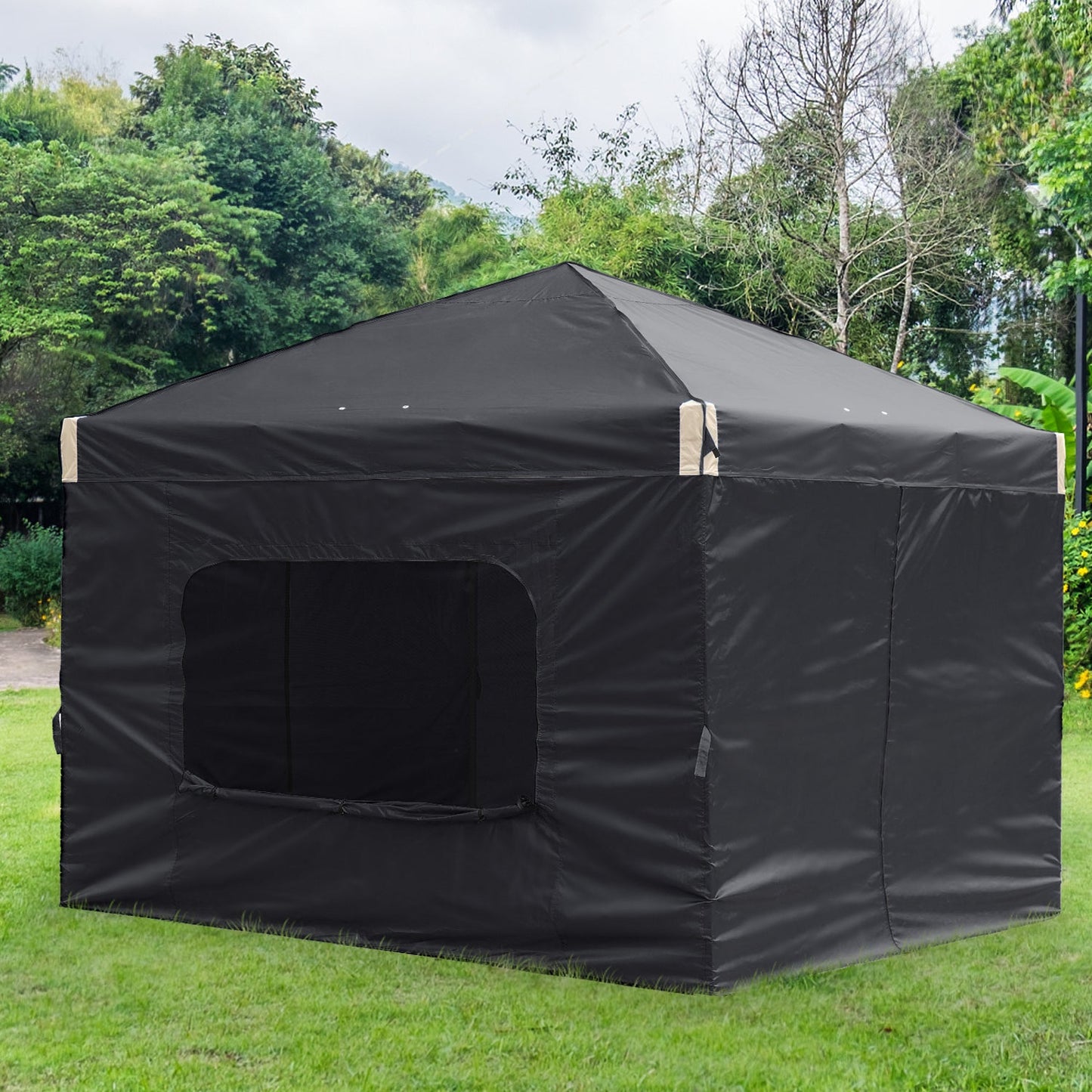 Pop Up Canopy Tent with Removable Mesh Window Sidewalls Gazebo part Aoodor LLC   