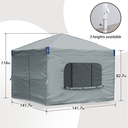 Pop Up Canopy Tent with Removable Mesh Window Sidewalls Gazebo part Aoodor LLC   