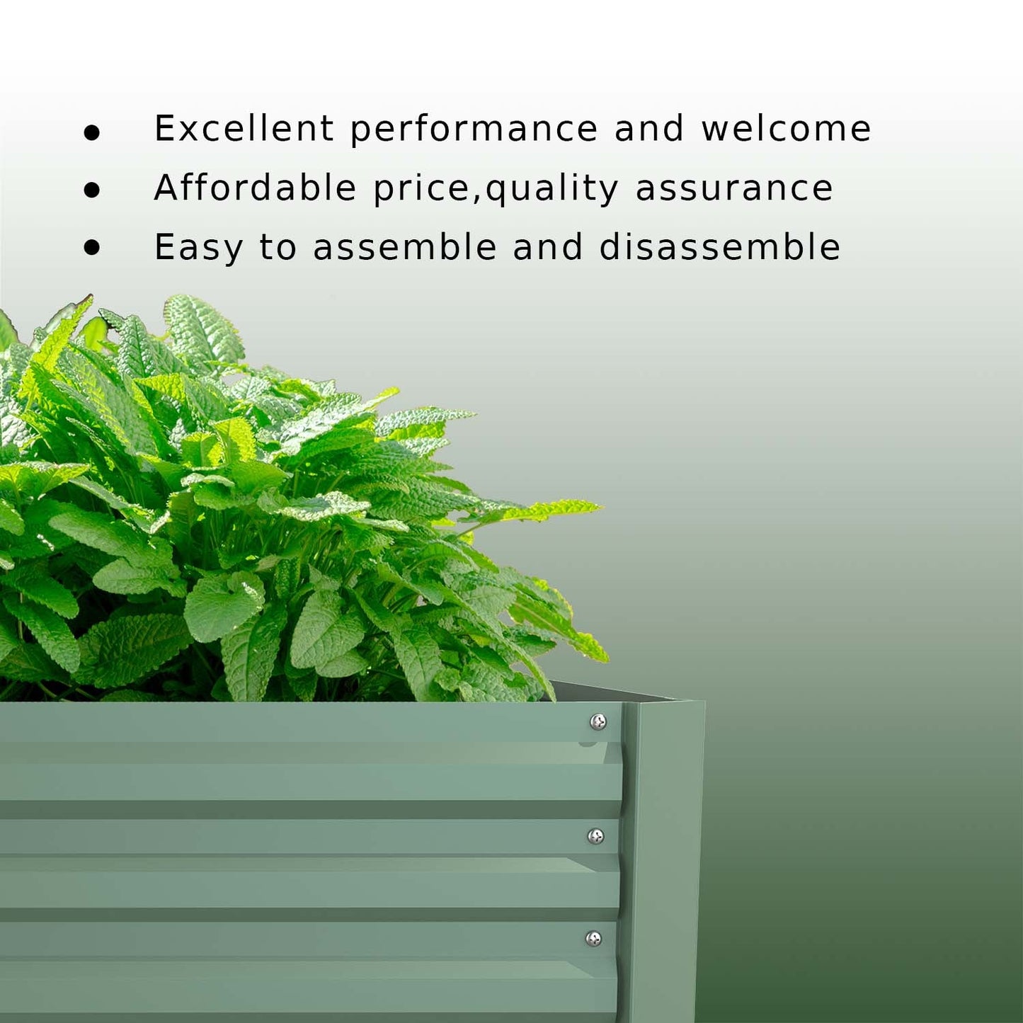 Raised Garden Bed 4' x 2' x 1' - Premium Metal Planters for Patio and Outdoor Yard Gardening - Set of 2 Beds  Aoodor    